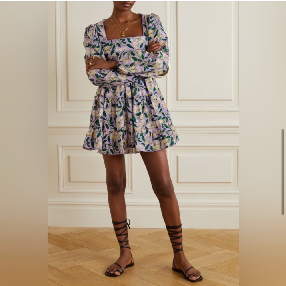 AGUA BY AGUA BENDITA
Avena floral cotton mini dress